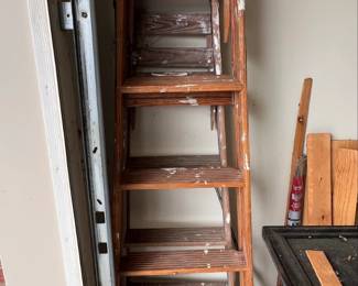 Vintage Wooden Step Ladder