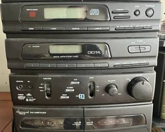 Garrard Model Dual Cassette Deck CD Player