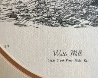 Howard Fain "Watts Mills" Limited Edition Print, 35/500