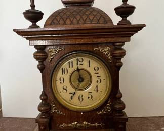 Junghans German Walnut Cased Mantel Clock