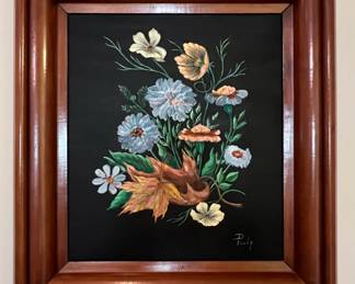 Folk Art Floral Still Life Painting
