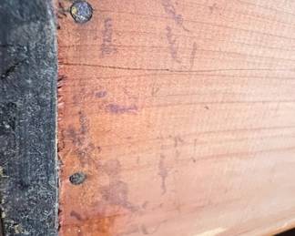 Rustic Drop Leaf Table with Drawer