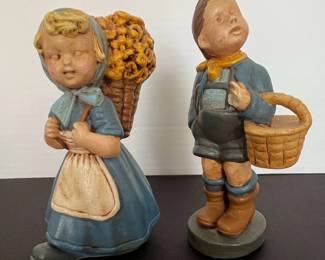 Vintage Chalkware Figurines