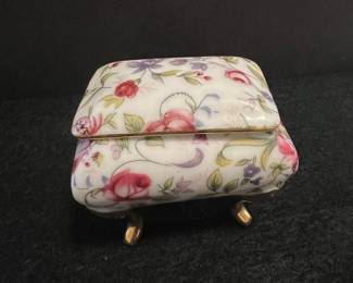 Royal Crown Porcelain Trinket Box