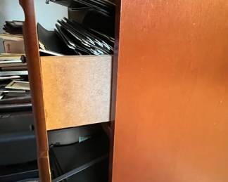 Wooden File Cabinet Dresser with Cabriole Legs