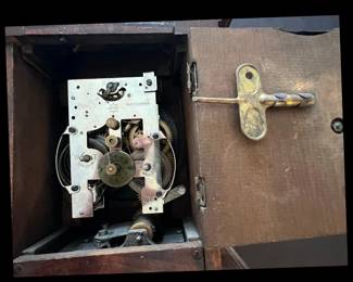 Junghans German Walnut Cased Mantel Clock