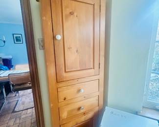 Perfect size antique armoire 