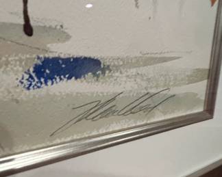 Watercolor Painting of a House with Stairs by J. R. Millard second image