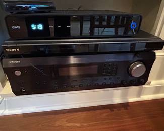 Integra WRAT . AV Receiver, Sony DVD Player, and Xfinity Cable Box