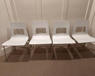 Set of Four IKEA SNILLE Chairs
