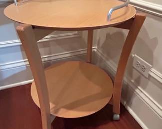 MidCentury Modern Style Rolling Bar Cart