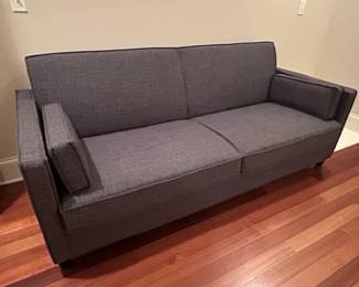 World Market Charcoal Gray Nolee Folding Sofa Bed