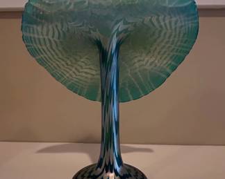 Jack in the Pulpit Art Glass Vase second image