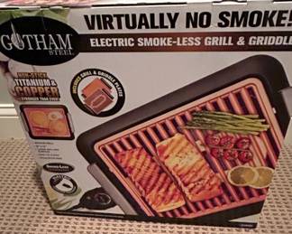 Gotham Steel Electric Smokeless Grill  Griddle