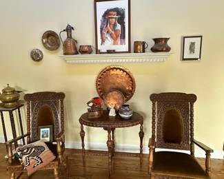 Eastern Europe antique rockers and copper
