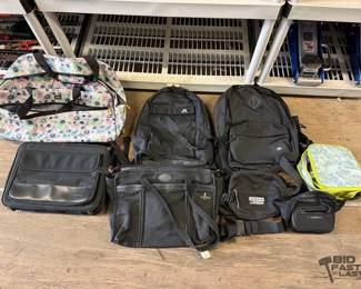 8054  Back Packs, Computer Bags, Duffle Bag, Fanny Packs, and Lunch Bag 