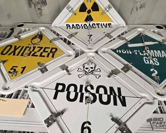 4544  4 Labelmaster Spacemaster 8Legend Flip Placard System 