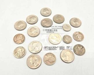 1512  U.S. Quarters, Dimes  Nickels 