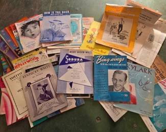 6132  Vintage Sheet Music, Magazines  Posters 