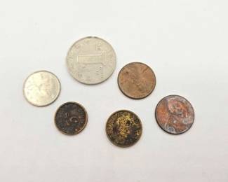 1712  Foreign  U.S. Currency Coins 