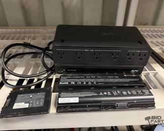 8066  APC and 3 Rechargeable Laptop Batteries 