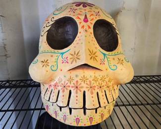 4024  Paper Machete Skeleten Head 