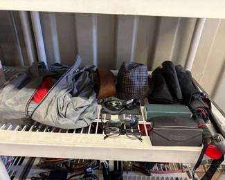 7584  Nike Jacket, Fedora Hat, Weight Lifting Belt 