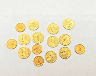 1750  Mexican Wedding Tokens 