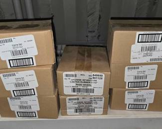 4566  Clamp Sets  Caster Rubber 112 Rigid Wheels 