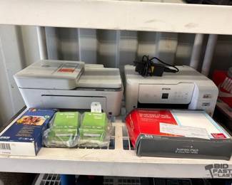 8010  2 Printers, Ink Cartridges, Picture Mate Print Pack, Business Check  Voucher Refills 