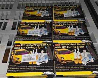 4552  Windshield Repair Kits with UV Curing Light 