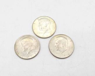 1510  3 U.S. Half Dollar Coins 