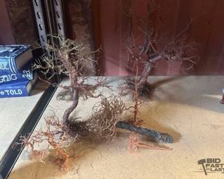 6022  Copper Wire Tree Art 