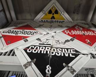 4546  4 Labelmaster Spacemaster 8Legend Flip Placard System 