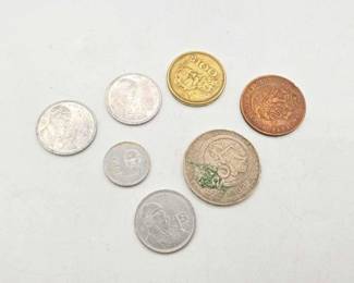 1708  Mexican Pesos Coins 