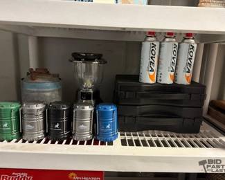 8512  Lanterns and Portable Butane Stoves 