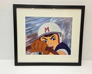 2166  1 Framed Speed Racer Picture 