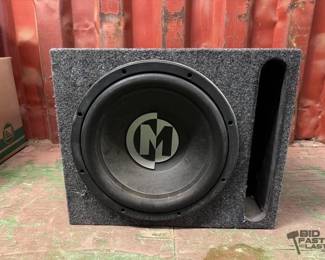 6172  Memphis Audio 11 Subwoofer with Ported Box 