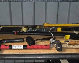 8110  Pry Bars, Sledge Hammers  Hammers 