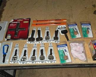 8112  Keys, Grinding Stones, Pencils, Shoe Laces  Dice 