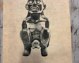 8526  Limited Edition Polynesian Art 