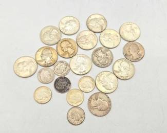 1402  90 Silver U.S. Quarters  Dimes 