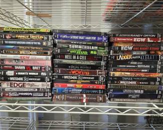 4524  Assorted Wrestling DVDs 