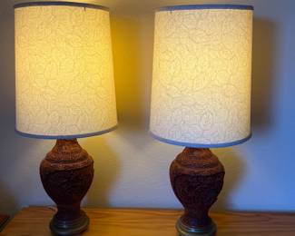 Pair of mcm lamps