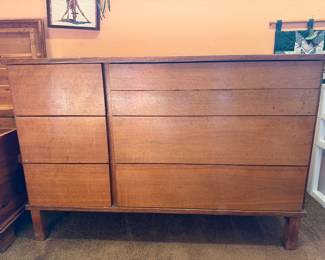 MCM vintage six-drawer dresser