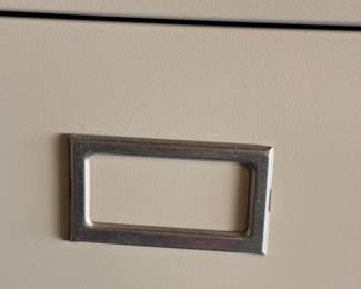 White Metal Hon 4 Drawer File Cabinet