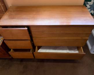 MCM vintage six-drawer dresser