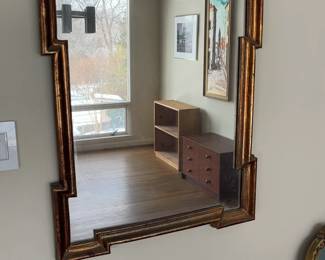 Vintage Gold Gilt Chippendale Style Wall Mirror 25 x 40