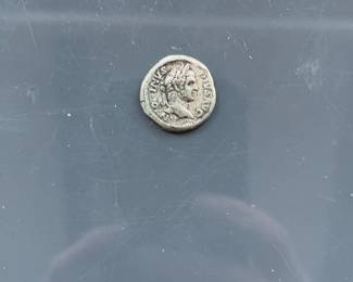 Ancient Roman Silver Denarius Coin - Emperor Portrait