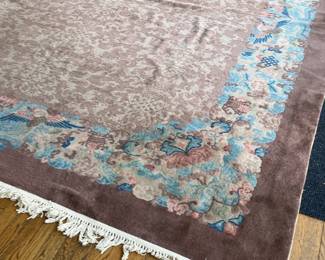 Antique Chinese Fette Art Deco Rug 9 x 12